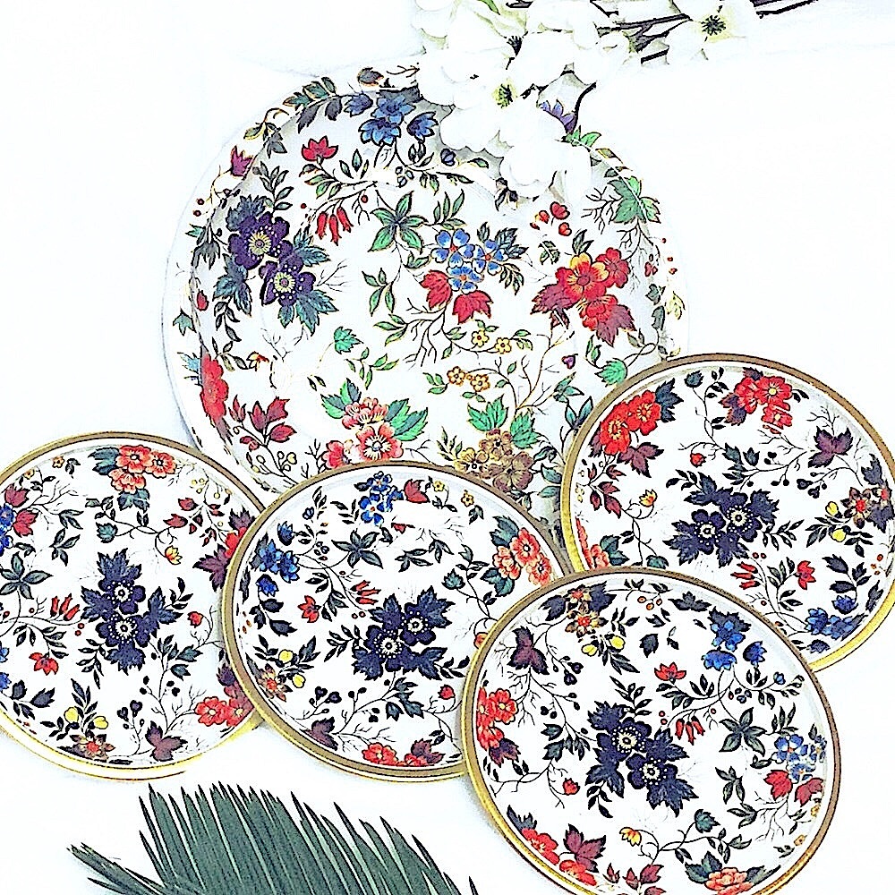 5⭐️🎉HP🎉Rare Est. 1960’sEngland 5pc Serving Set / England By Designer Daher